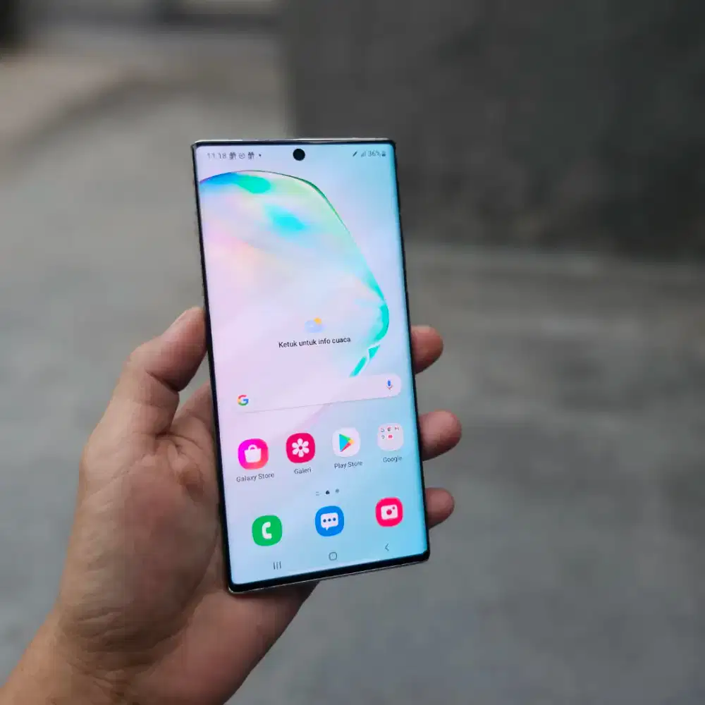 SAMSUNG GALAXY NOTE 10 PLUS SEIN 12/256 GB MINUS TOMPEL SECUIL NORMAL