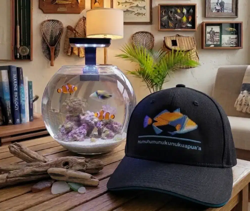 Topi Logo Ikan Hias Original Second