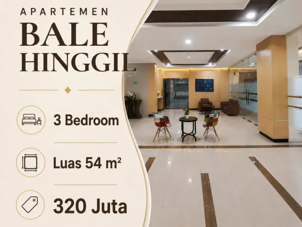 Murah Bale Hinggil 3BR Kosongan