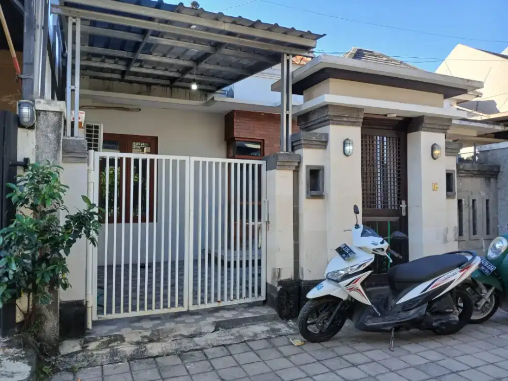 Disewakan rumah cantik di Jl Monang Maning Denpasar min sewa 2 tahun