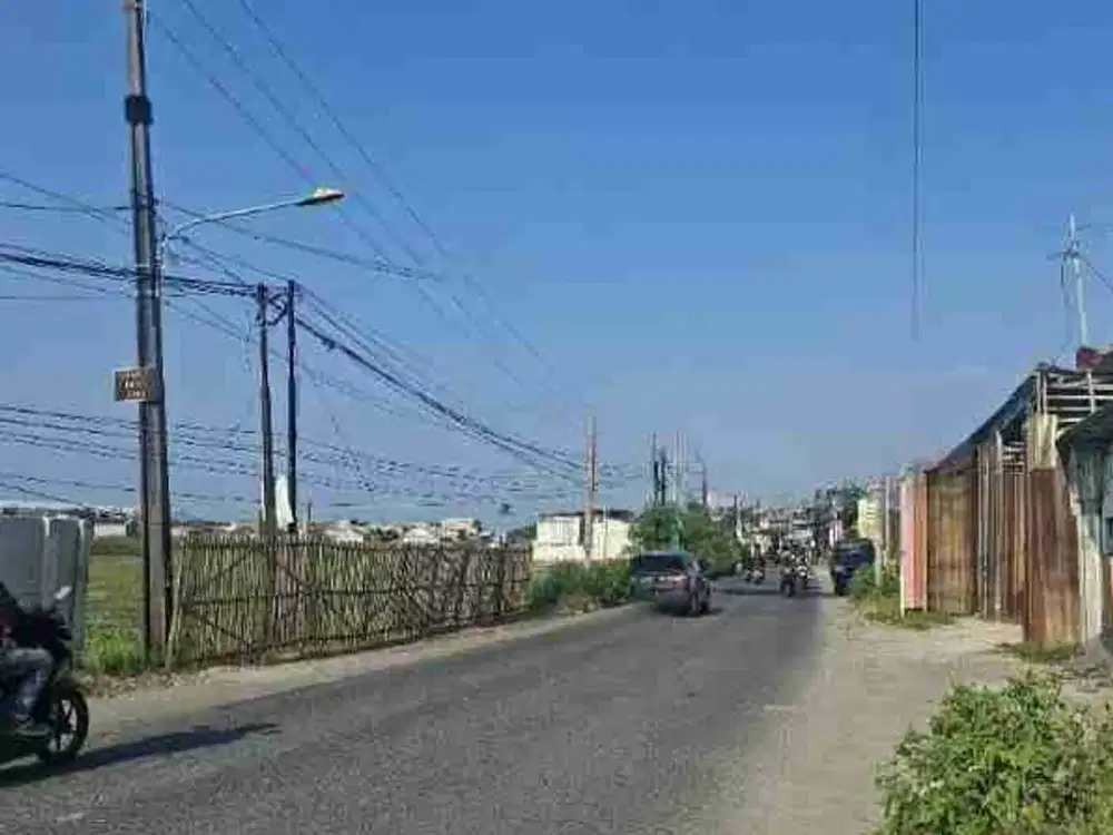 tanah di pinggir jalan raya pulo timaha bekasi