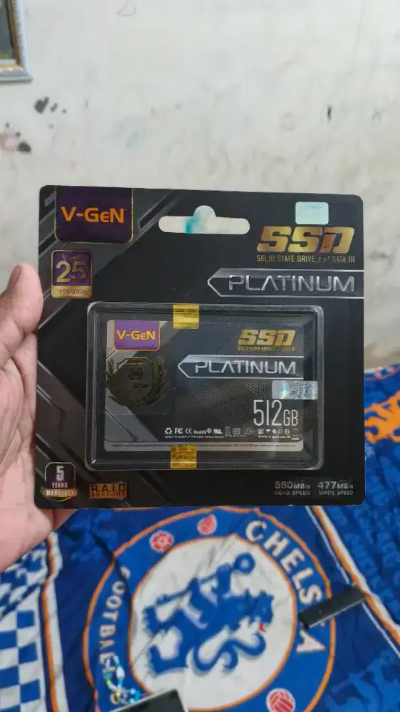 SSD V-Gen 512G Platinum New Segel