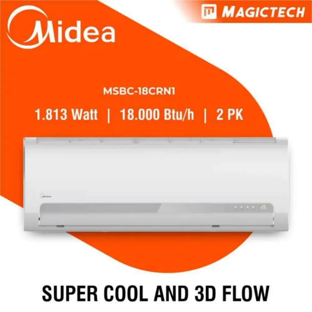 Jual cepat AC Midea 2PK Good condition ex salon