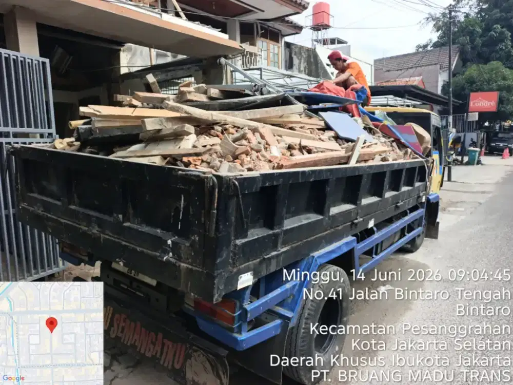 Jasa buang puing dan pengurugan tanah