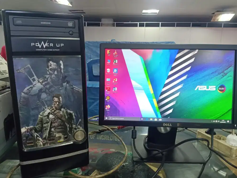 Jual Satu Sett Pc CORE I5 RAM 8GB MURAH AJA SIAP PAKAI
