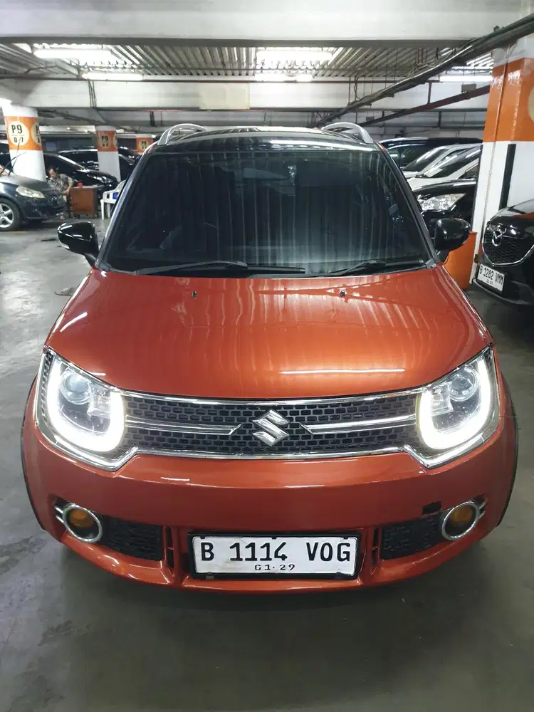 Suzuki Ignis GX 1.2 AGS A/T 2018 Orange Pajak Panjang Tangan 1 Low KM