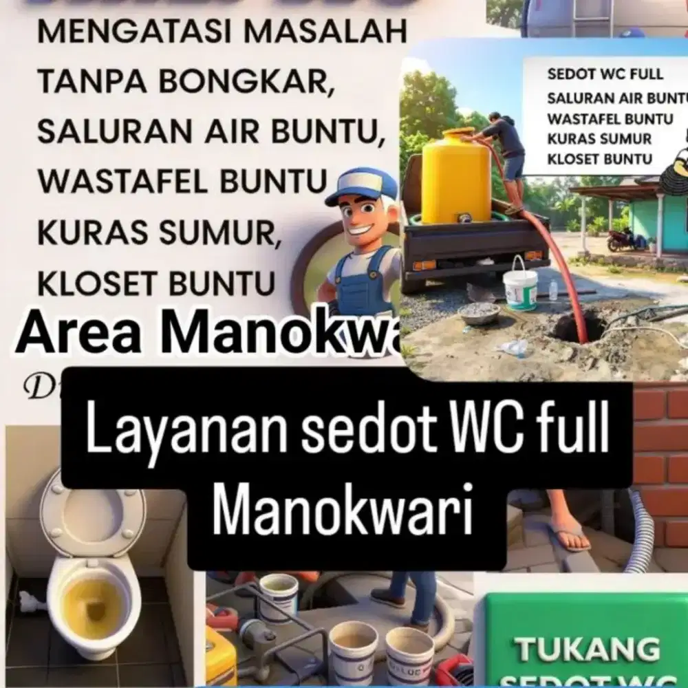 Jasa sedot WC Manokwari