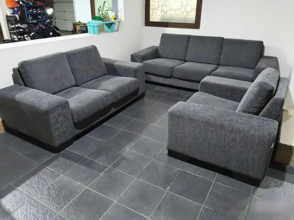 Sofa Cellini Fabric (bahan kain) set 3+2+1 | Modern Minimalis | Bagus