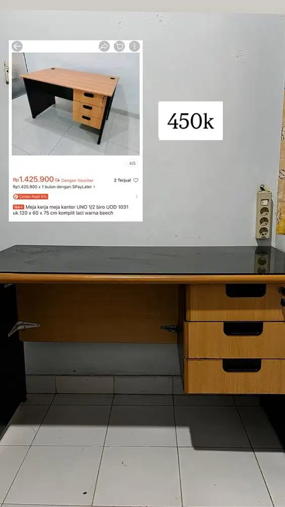 Meja Belajar/ meja kantor