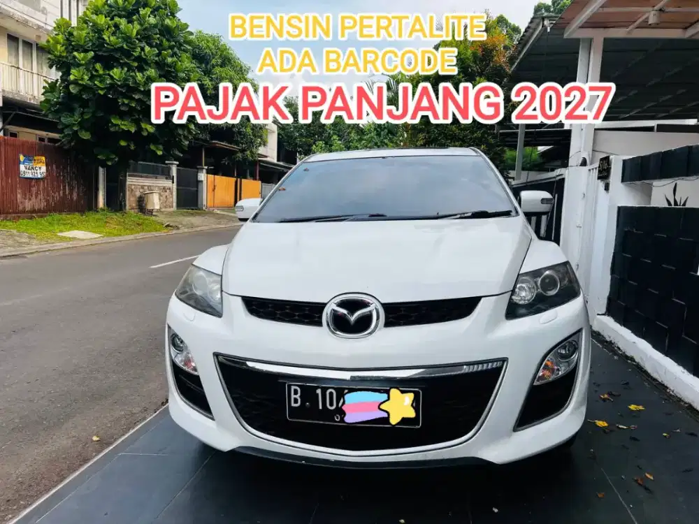 DIJUAL CEPAT
MAZDA CX-7 GT AT 2011 PAJAK PANJANG 2027 TERAWAT SEKALI