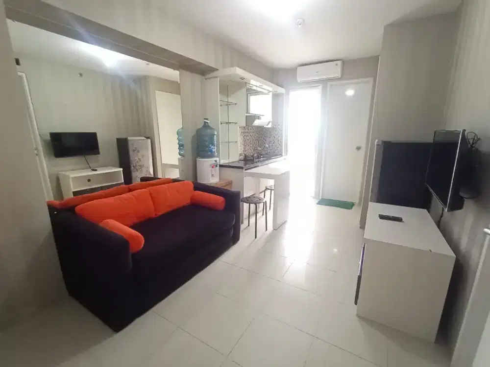 Sewa 1 thn 2 BR furnish Bassura twr Alamanda free ipl