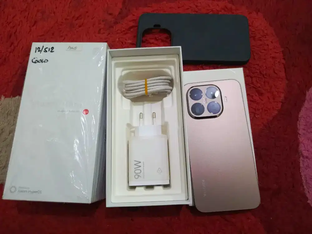 Xiaomi 15t pro ram 12/512 gb second fullset ori 6 bln pakai