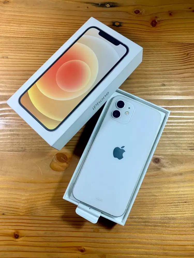 Iphone 12 128gb White IBOX BH 100 LIKE NEW Malang Batu