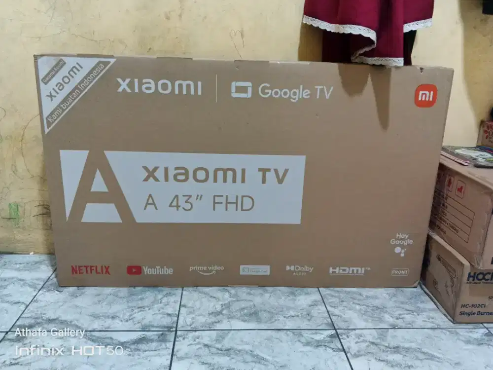 XIAOMI GOOGLE TV FHD 43 INCH BARANG BARU