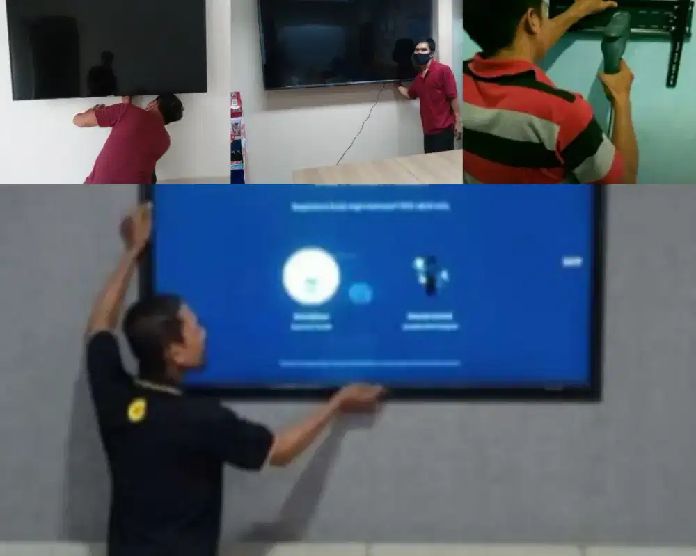 Braket +pasang atau jasa pasang terima rapih breket bracket led tv