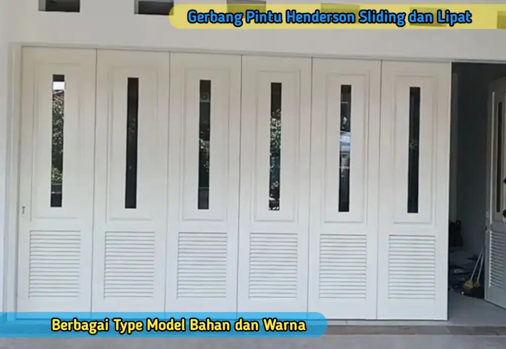 Pasang Gerbang Pintu Henderson Untuk Garasi Rumah Toko Gudang Bengkel