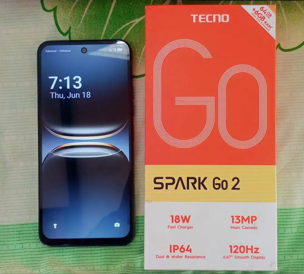 Tecno Spark Go 2023 4/64GB Second Fullset