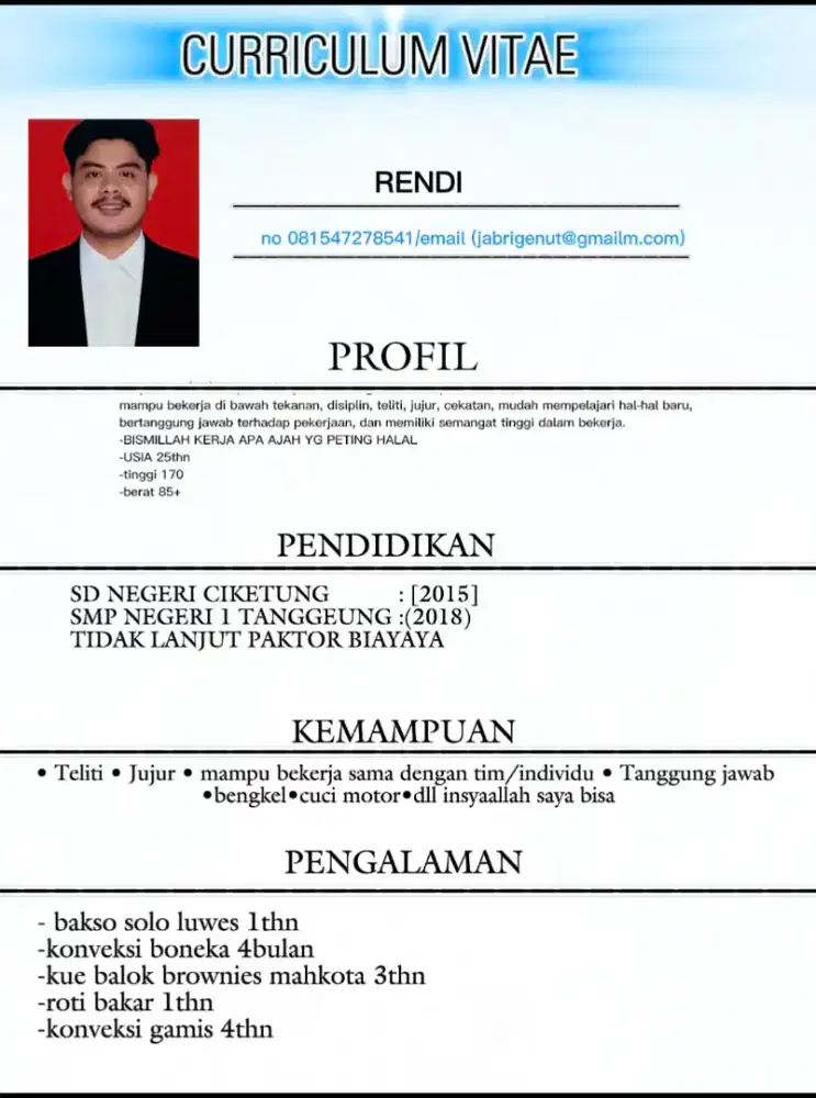 KERJA APA AJAH SAYA SIAP YG PETING HALAL