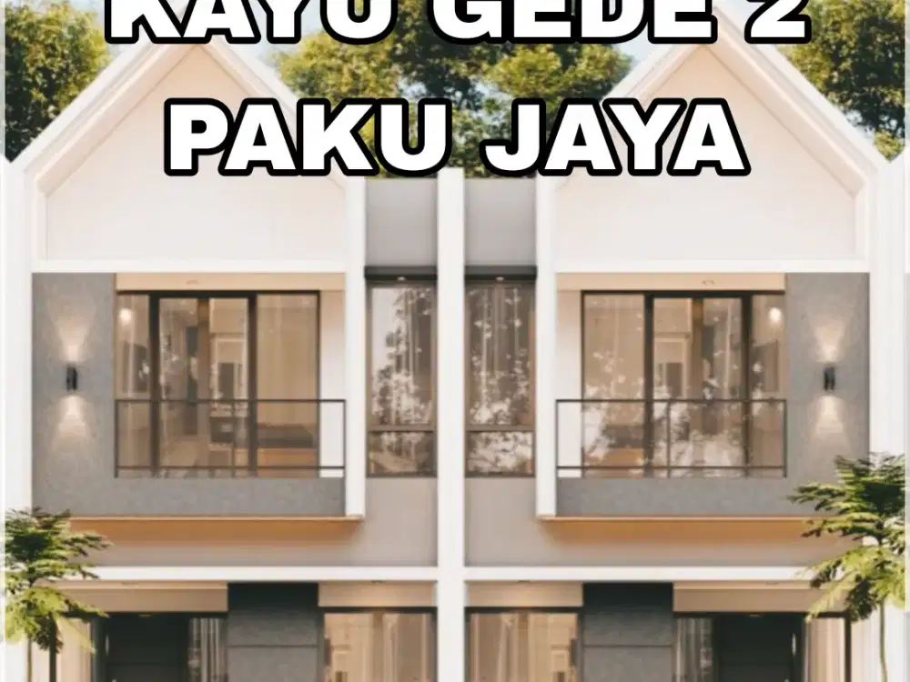 Rumah 2 Lantai Hadap Timur Di Kayu Gede 2 Paku Jaya Graha Raya