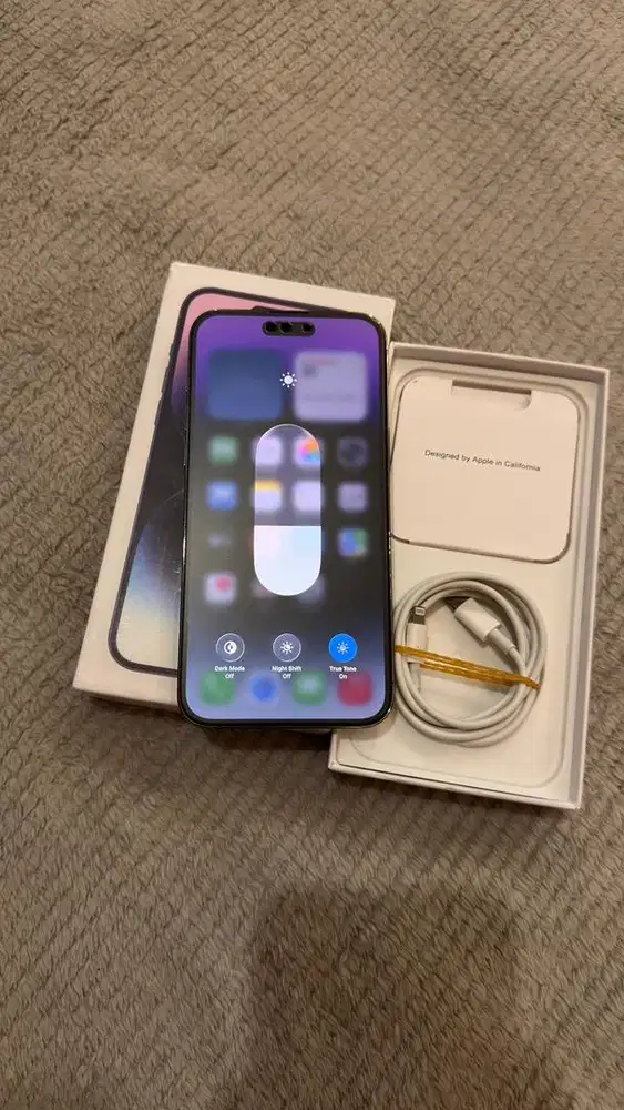 Iphone 14 Promax 256GB Deep Purple Terdaftar Mulus Lengkap