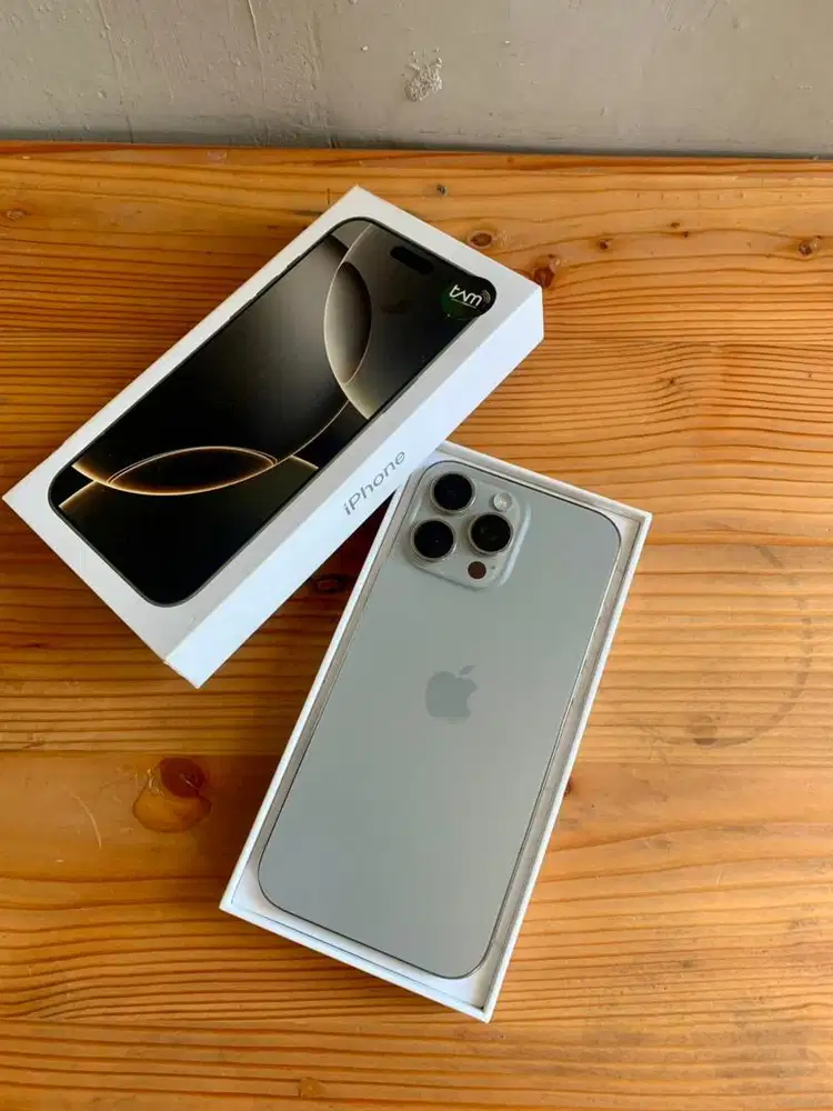 Iphone 16 Pro Max 256gb IBOX BH 100 GARANSI ON LIKE NEW Malang Batu