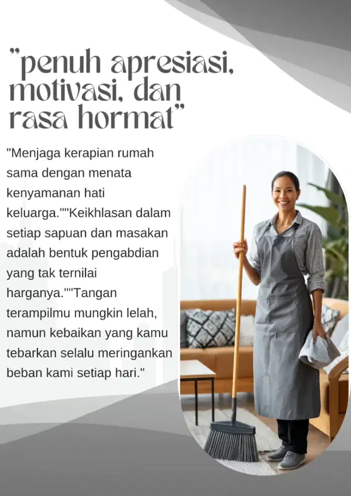 LOWONGAN KERJA ASISTEN RUMAH TANGGA