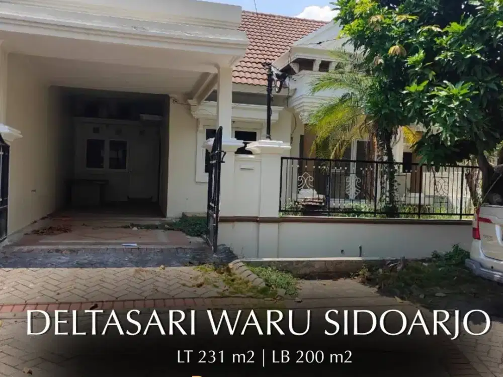 Jual rumah di Deltasari Waru Sidoarjo