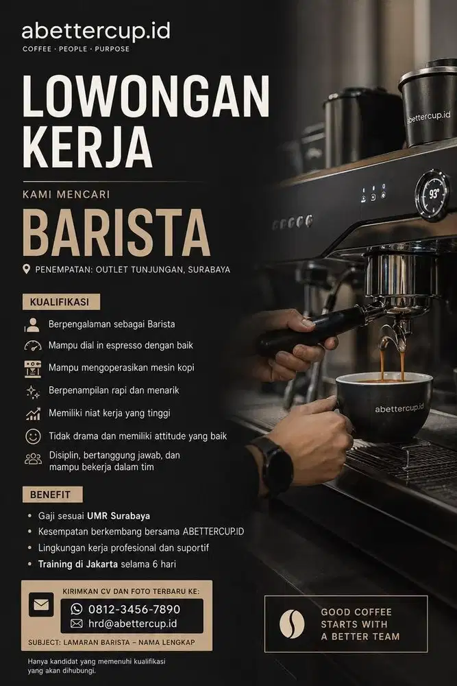 Info loker barista