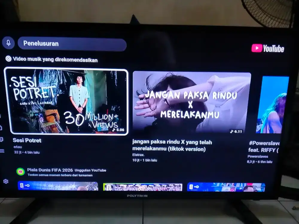 Tv led 32 inch polytron smart analog