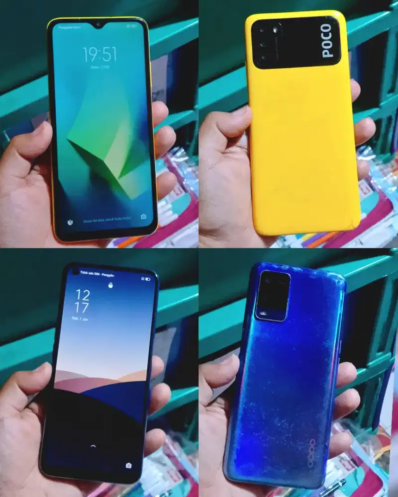Poco m3 ram 4+1/64 & Oppo a54 ram 4/64 Nomines