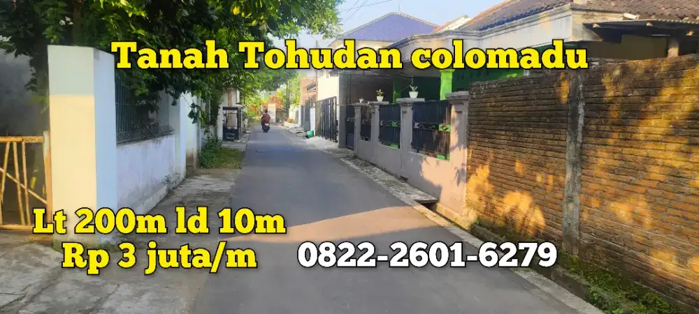 Tanah 200m Tohudan Colomadu dekat Hotel Alana solo