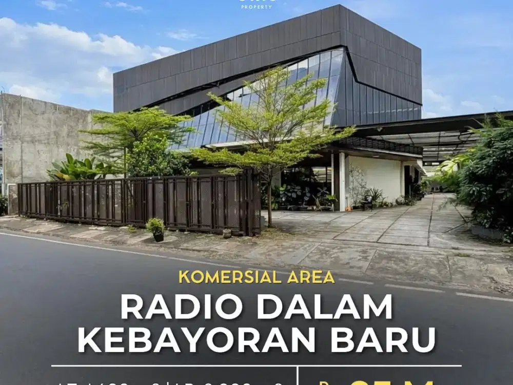 For Sale Mini Building Komersial Area Lokasi Strategis - Radio Dalam