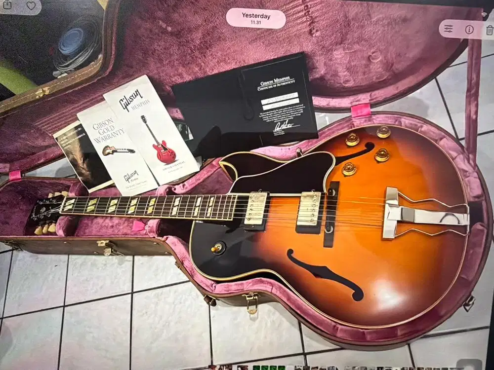 Gibson ES175 VOS 1959 Custom Shop Memphis Sunburst