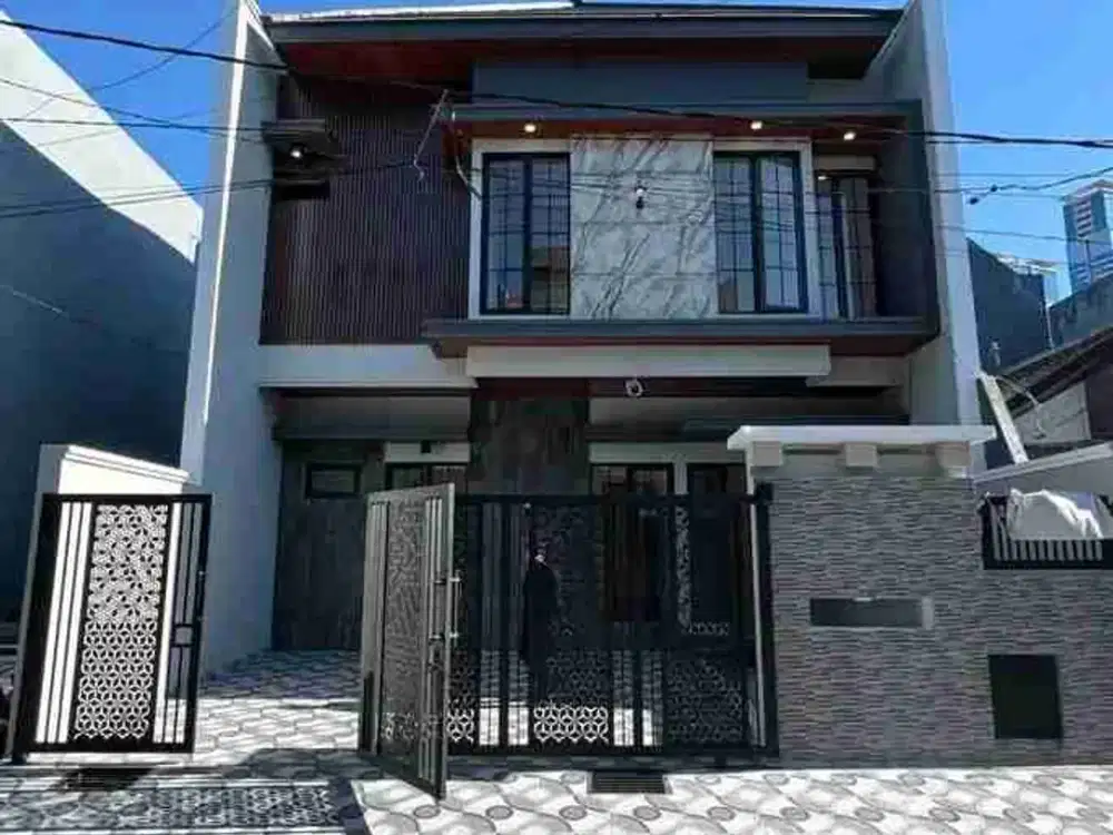 jual rumah baru 2 lantai di perum wisma permai dekat kampus unair c,its,rs Unair Surabaya