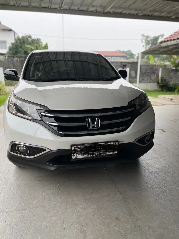Jual CRV putih 2.4cc th 2013 matic mesin ok harga net not