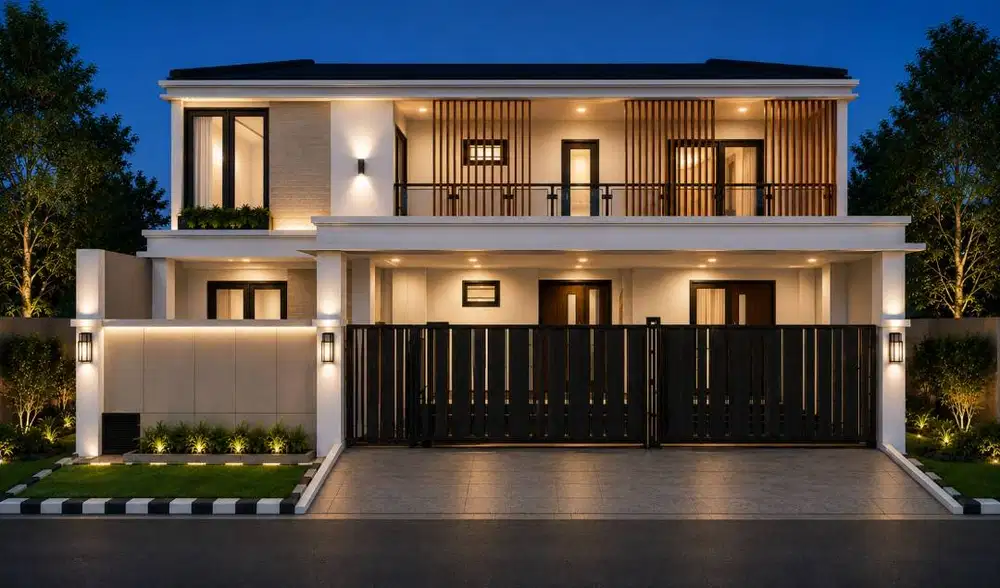 Dijual Rumah Modern Japandi di Rungkut Harapan Surabaya Timur Buagus