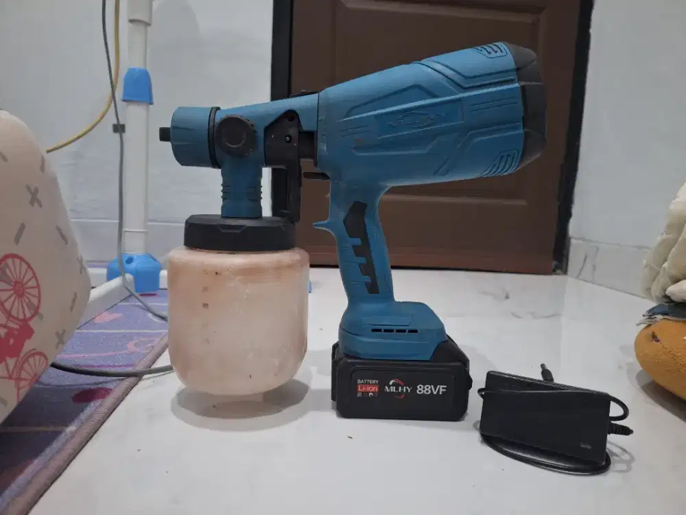 Spraygun cordless/alat cat elektrik batre