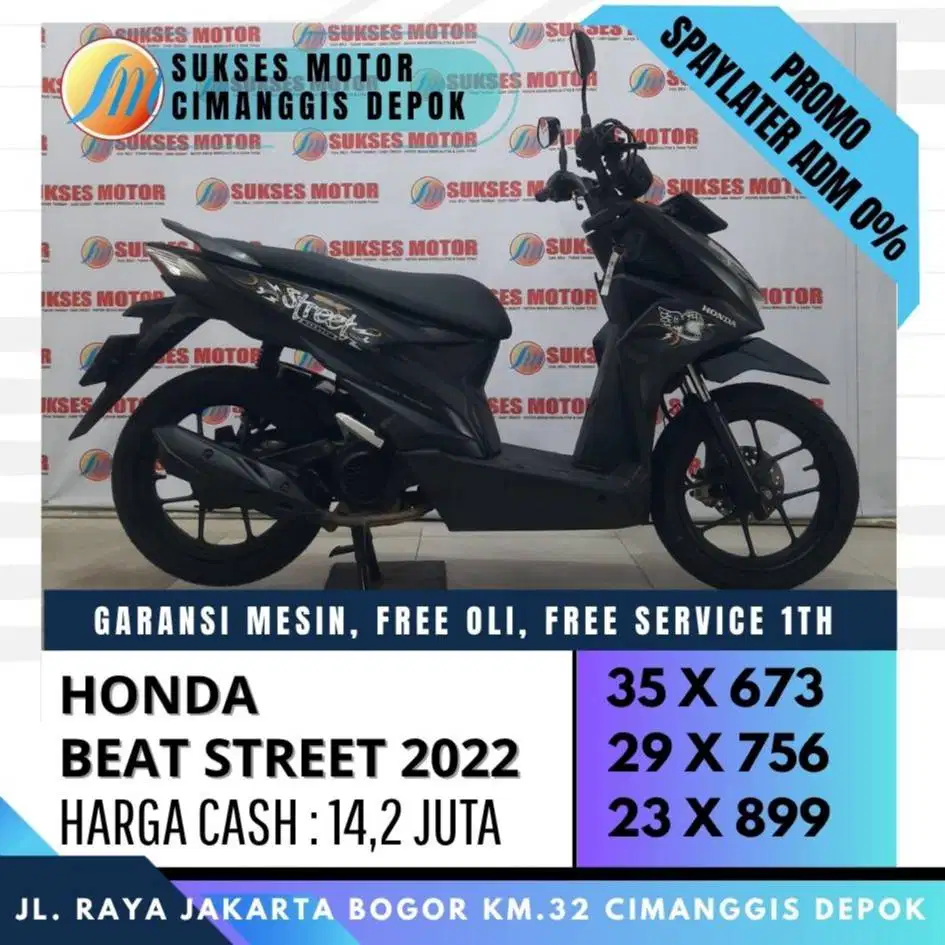 BEAT STREET ESP 2022 CASH KREDIT CC PAYLATER BISA [SUKSES MOTOR]