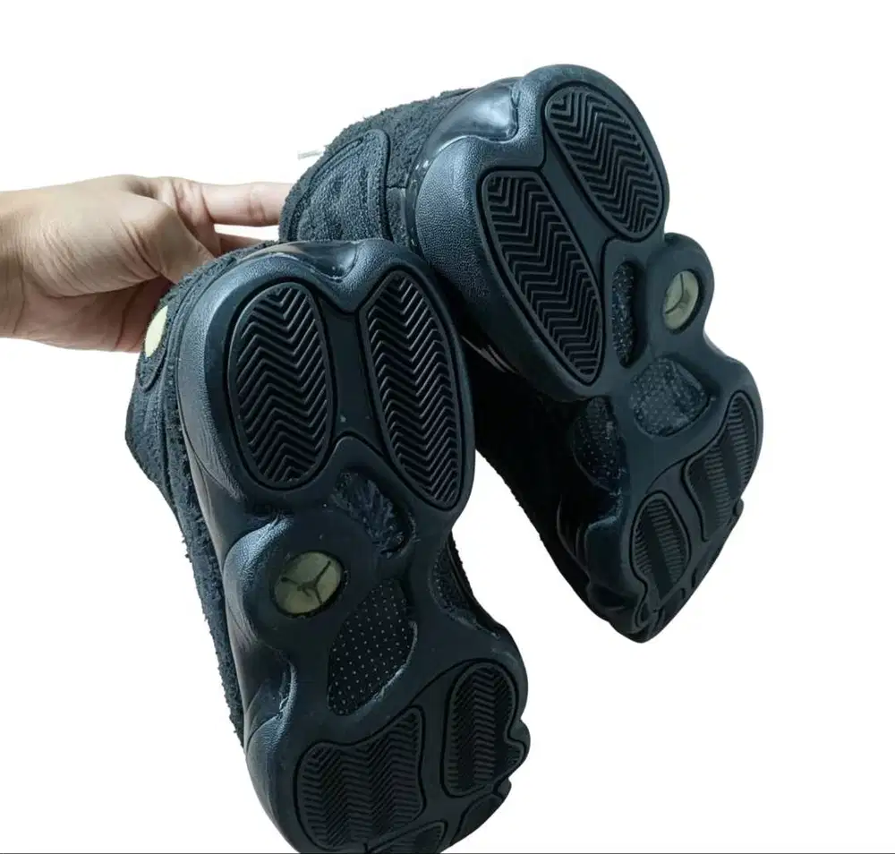 Air Jordan 13 Retro Black Cat All Black - Size 13 Fit 46