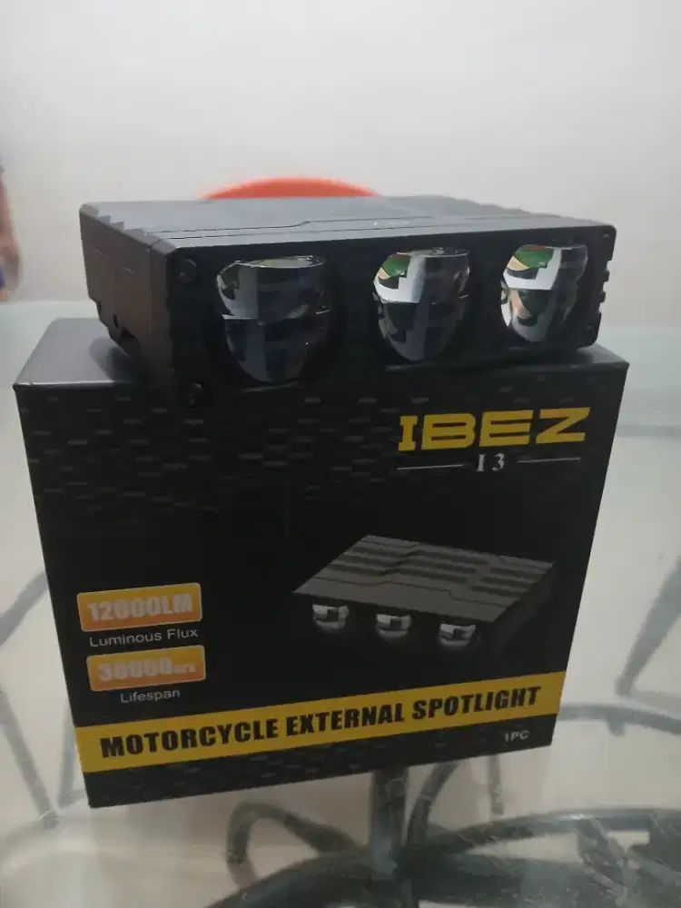 Lampu tembak laser 3 mata cahaya biled