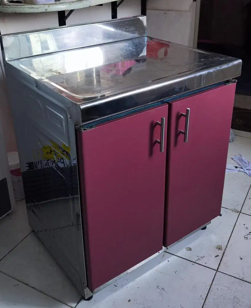 Lemari dapur stainles bagus