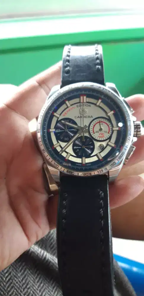 Jam pria quart kronograp