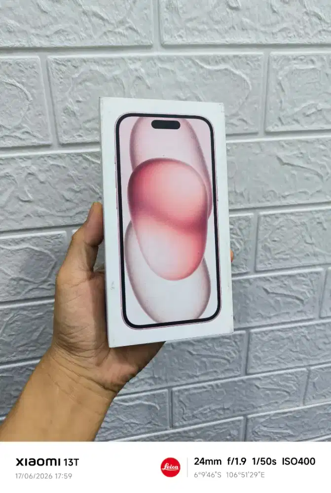 IPHONE 15 128GB RESMI IBOX 
NEW BNIB
WARNA PINK