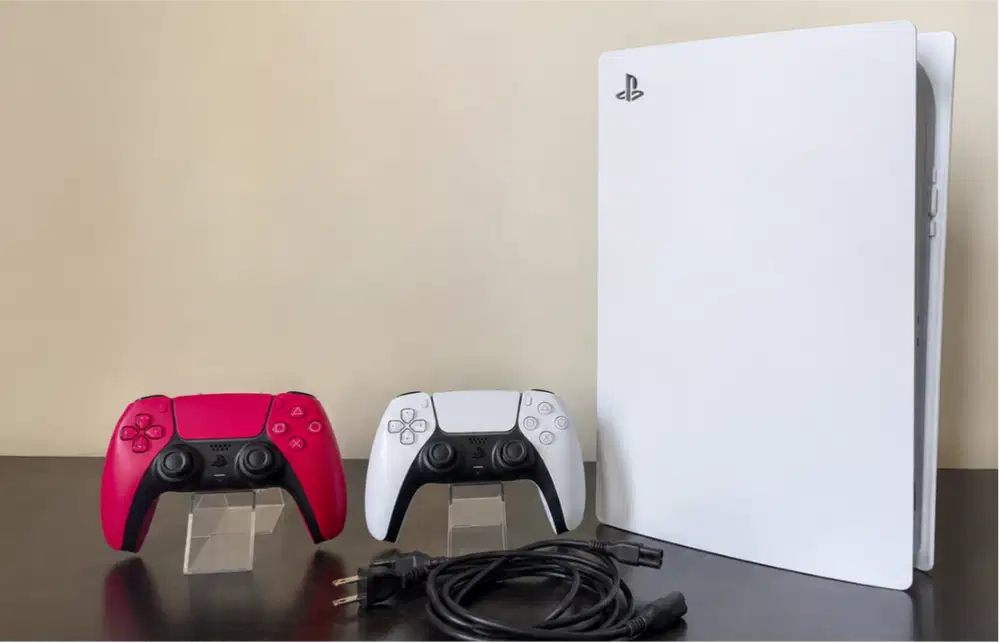 PS5 Slim Digital Edition 1TB + 2 Controller Original