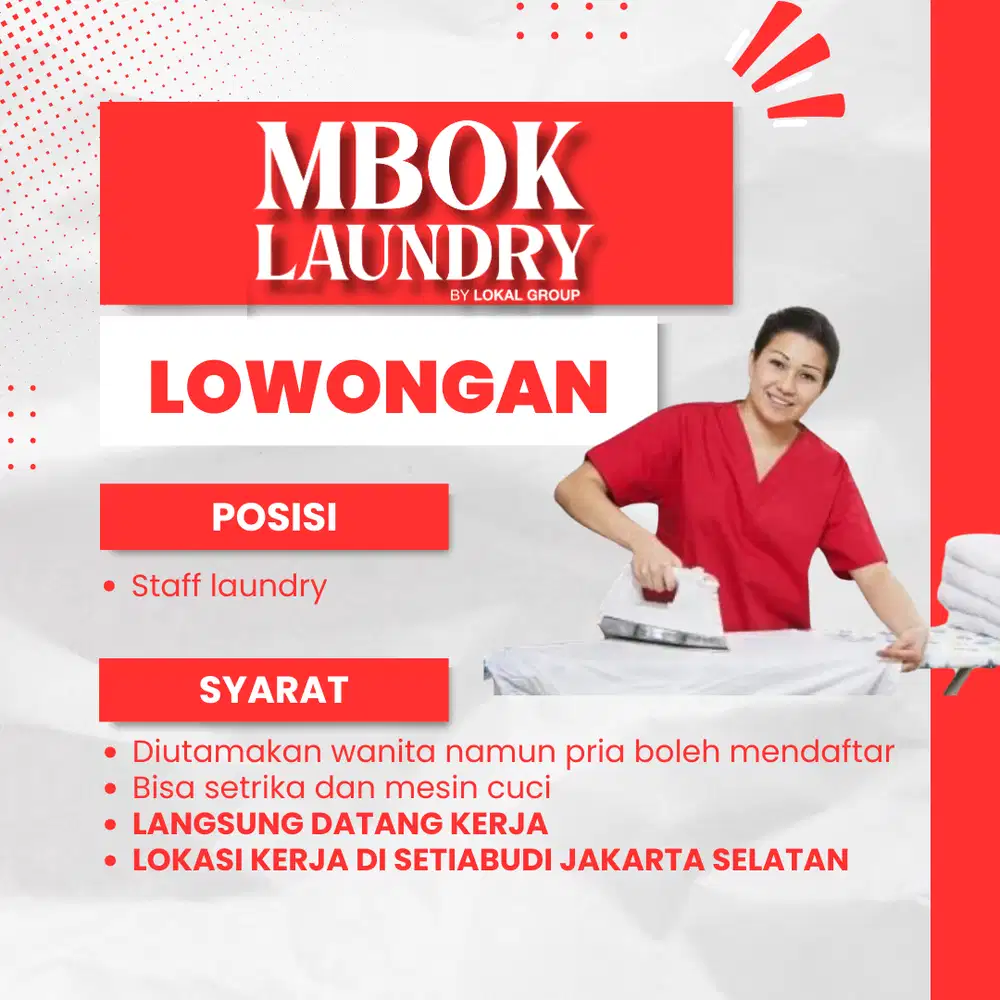 STAFF OPERASIONAL LAUNDRY