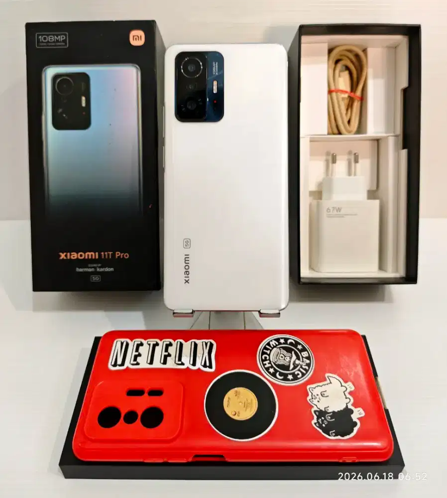 Xiaomi Mi11T Pro 5G 8/256 Gb Mulus 97% Fullset Ex Resmi boleh TT/BT