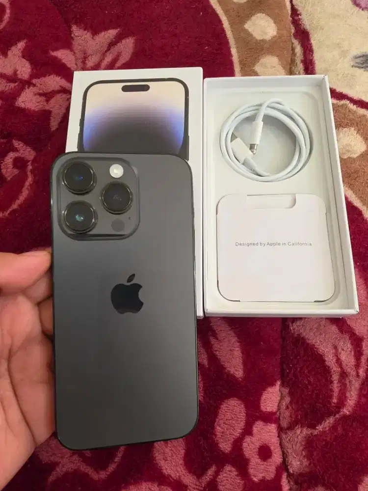 iPhone 14 pro 128gb mulus like new,lengkap fulset,istimewa