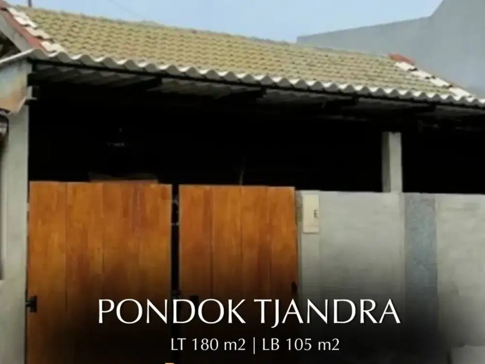 Jual Rumah Pondok Tjandra 7jutaan per meter