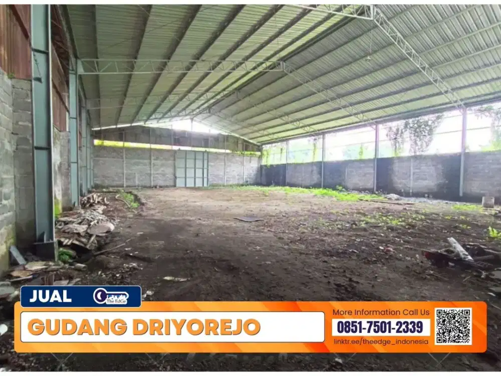 Tanah Industri Murah Driyorejo – Bonus Bangunan Gudang - The Edge