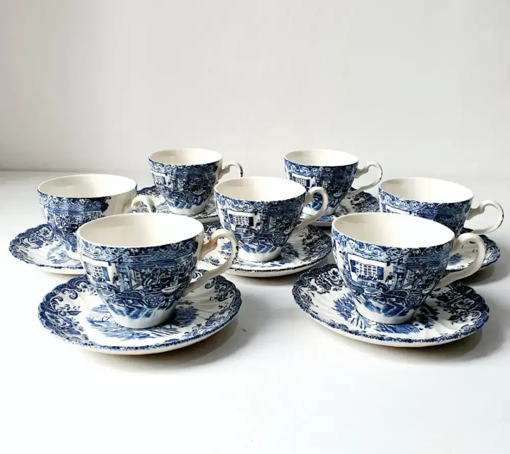 7 pcs set Cangkir Johnson Brothers England